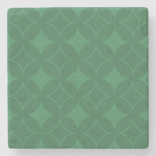 Dessous-de-verre En Pierre Green Shippo motif