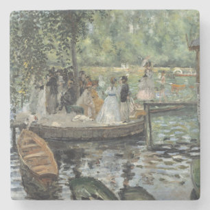 Dessous-de-verre En Pierre Grenouillère Renoir Impressionniste Peinture Art