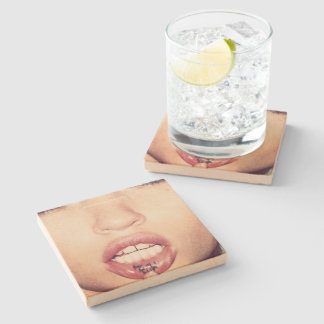 Dessous-de-verre En Pierre Grès de "Meow"