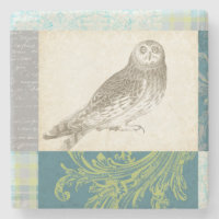 Grey Owl sur Arrière - plan Motif