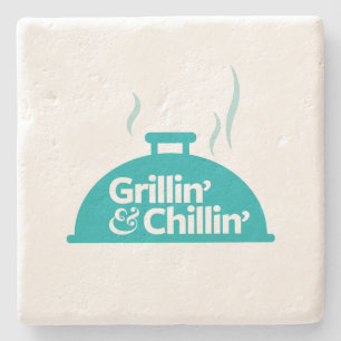 Dessous-de-verre En Pierre Grillin et Chillin