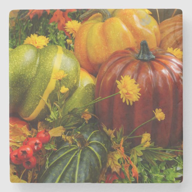 Dessous-de-verre En Pierre Groupement d'automne (Devant)