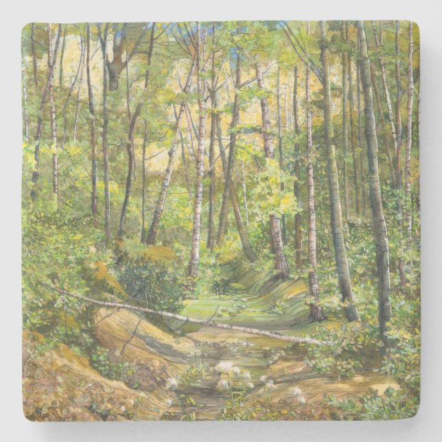Dessous-de-verre En Pierre grove (Devant)
