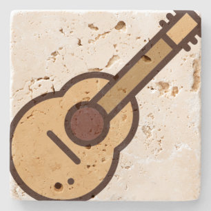 Dessous-de-verre En Pierre guitare