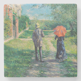 Dessous-de-verre En Pierre Gustave Caillebotte - Le Chemin montant