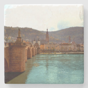 Dessous-de-verre En Pierre Heidelberg, Allemagne