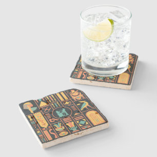 Dessous-de-verre En Pierre Hiéroglyphes égyptiens antiques