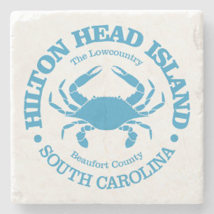 Dessous-de-verre En Pierre Hilton Head Island (crabe)