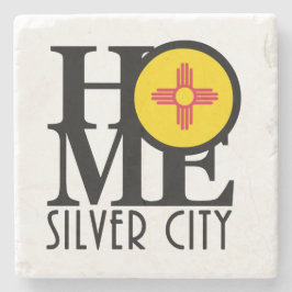 Dessous-de-verre En Pierre HOME Silver City Nouveau-Mexique
