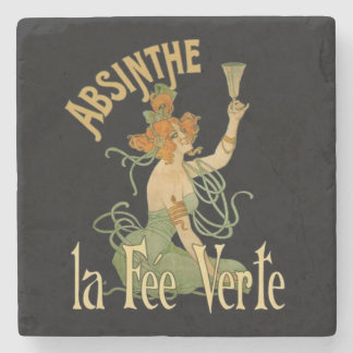 Dessous-de-verre En Pierre Honoraires féeriques verts Verte, affiche