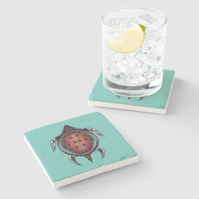 Dessous-de-verre En Pierre Honu (Côté)