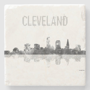 DESSOUS-DE-VERRE EN PIERRE HORIZON DE CLEVELAND, OHIO