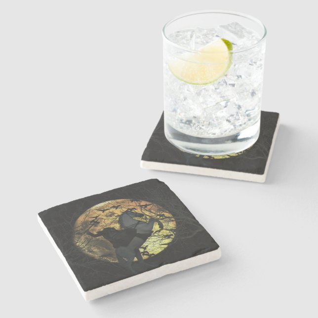 Dessous-de-verre En Pierre Horseman sans tête (Côté)