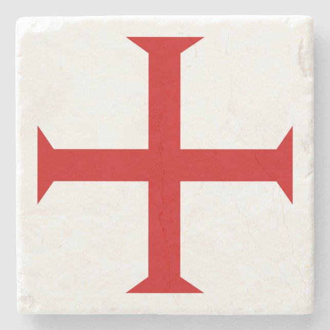 Dessous-de-verre En Pierre hospitall teutonic templar de Malte de Croix-Rouge (Devant)