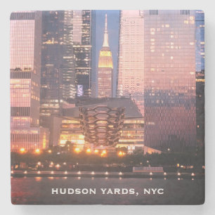 Dessous-de-verre En Pierre Hudson Yards (navire) Empire State Building, New Y