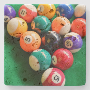 Dessous-de-verre En Pierre Huit Boules,