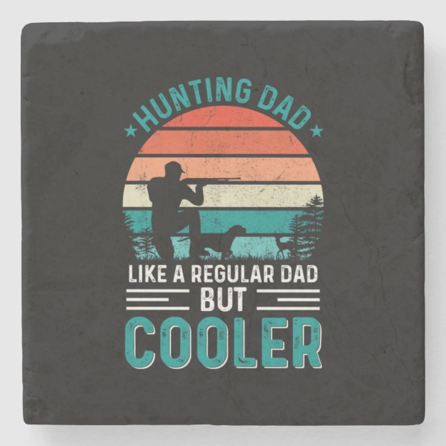 Dessous-de-verre En Pierre Hunting Dad (Devant)