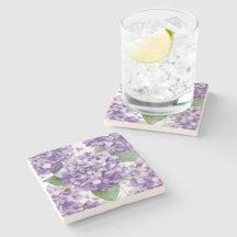 Hydrangea Violette Fleur Lavande Aquarelle