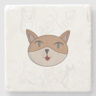 Dessous-de-verre En Pierre I love cats duvet cover