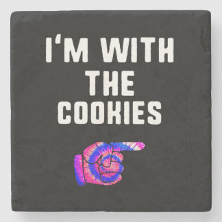 Dessous-de-verre En Pierre Im Avec Cookies | Tie Dye Funny Produits