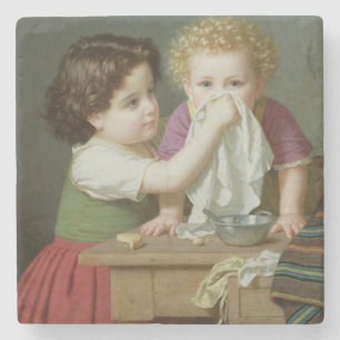 Dessous-de-verre En Pierre Instinct maternel, 1872