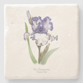 Dessous-de-verre En Pierre Iris pourpre rouillé