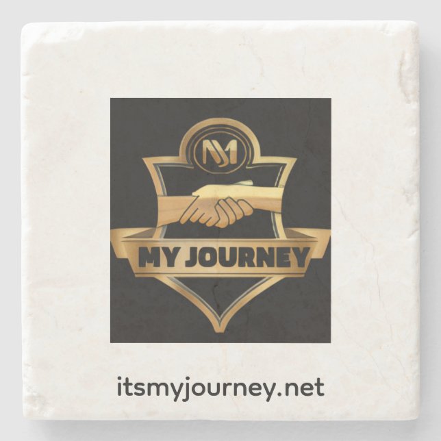 Dessous-de-verre En Pierre Its My Journey Coaster (Devant)