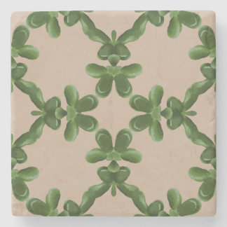 Dessous-de-verre En Pierre Jade Lattice in Beige