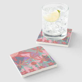 Dessous-de-verre En Pierre Jardins d'été à la nuit