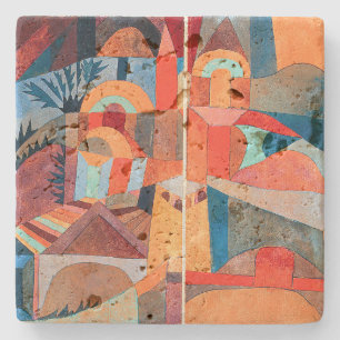 Dessous-de-verre En Pierre Jardins du Temple   Paul Klee  