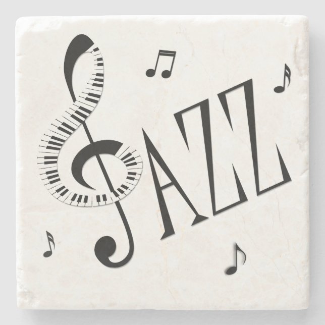 Dessous-de-verre En Pierre Jazz cool (Devant)