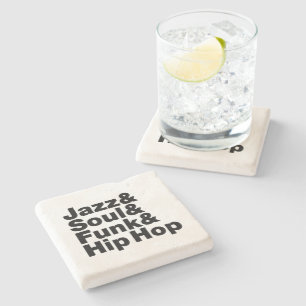 Dessous-de-verre En Pierre Jazz & Soul & Funk & Hip hop