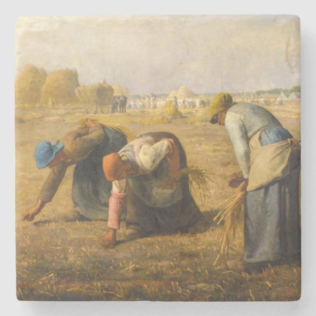 Dessous-de-verre En Pierre Jean-François Millet - Les Gleaners (Devant)