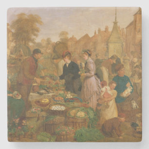 Dessous-de-verre En Pierre Jour du marché