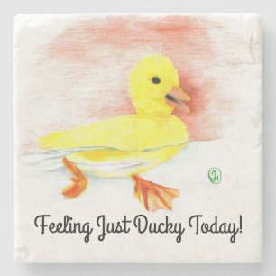 Dessous-de-verre En Pierre "Juste Ducky"