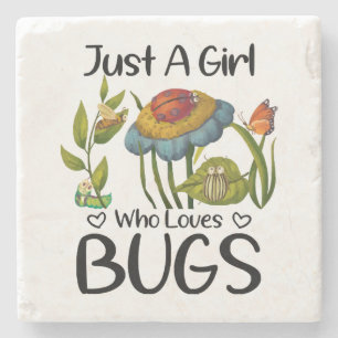 Dessous-de-verre En Pierre Juste une fille qui aime les insectes