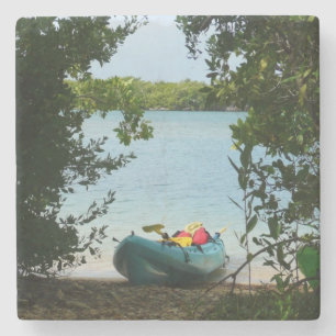 Dessous-de-verre En Pierre Kayaking aux îles Virgin