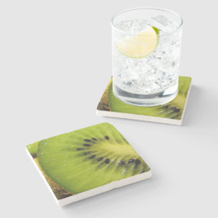 Dessous-de-verre En Pierre Kiwi - Dessous de verre en pierre