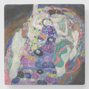 Dessous-de-verre En Pierre Klimt's 1913 "La Vierge"