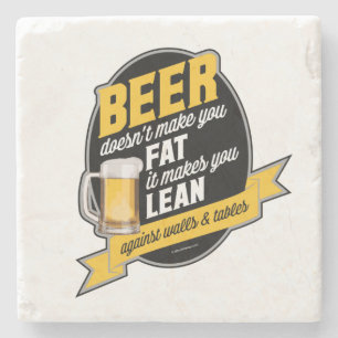Dessous-de-verre En Pierre La Bière Vous Rend Lean