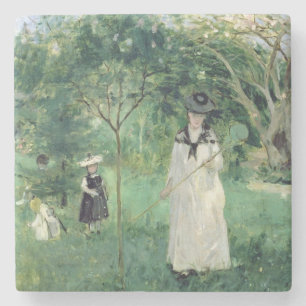 Dessous-de-verre En Pierre La chasse aux papillons, 1874