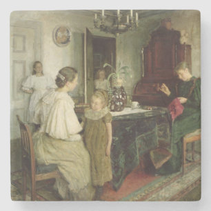 Dessous-de-verre En Pierre La famille de l'artiste, 1895