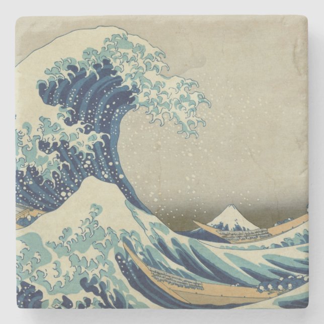 Dessous-de-verre En Pierre La Grande Vague (Devant)