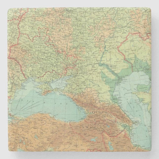 Dessous-de-verre En Pierre La Russie du sud (Devant)