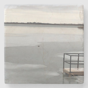 Dessous-de-verre En Pierre Lac gelé