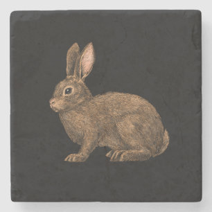 Dessous-de-verre En Pierre Lapin 2
