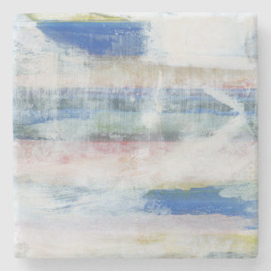 Dessous-de-verre En Pierre Laver blanc II