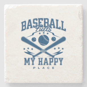 Dessous-de-verre En Pierre Le baseball alimente mon havre de paix
