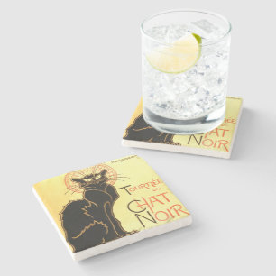 Dessous-de-verre En Pierre Le conversation noir, Panneau d'origine