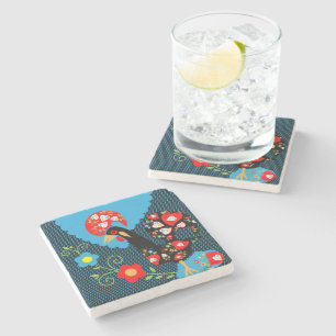 Dessous-de-verre En Pierre Le Coq du Portugal
